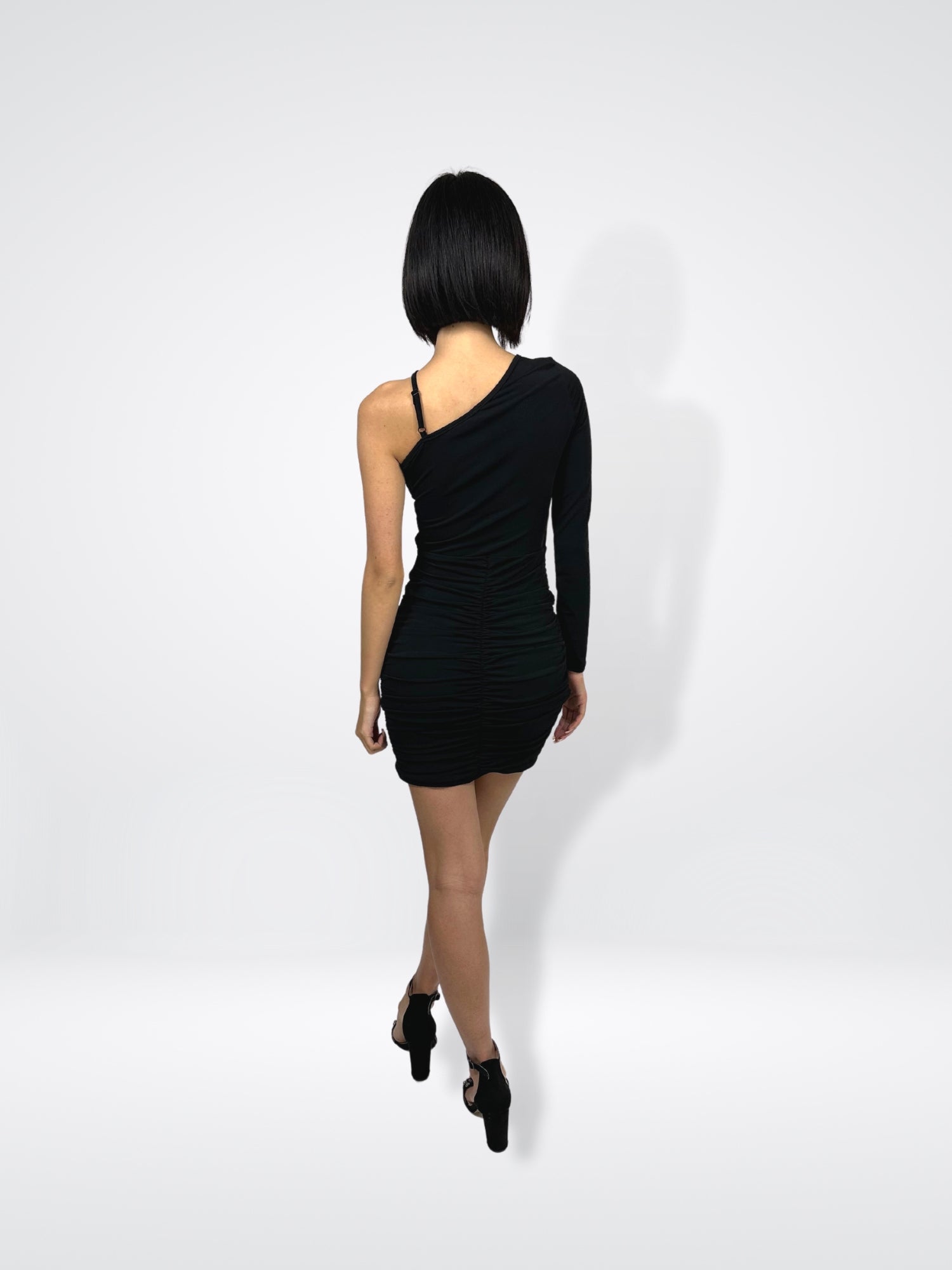 Black Cut-Out Mini Dress